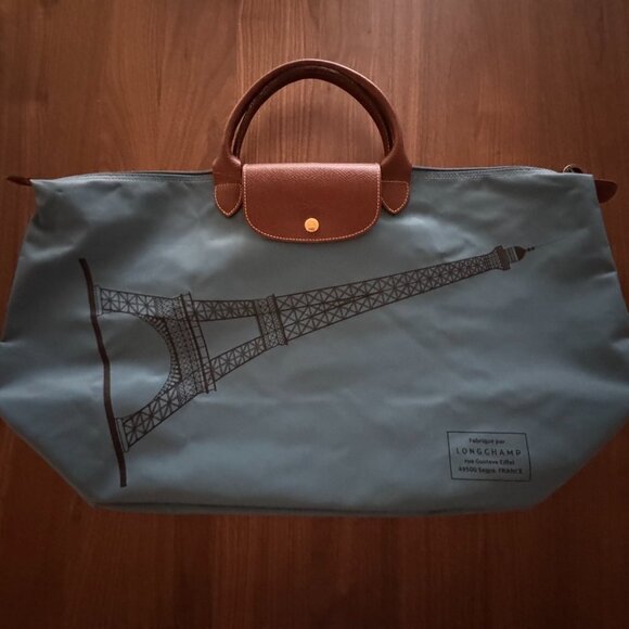 Longchamp Eiffel Tower Le Pliage Travel Bag - Picture 2 of 4